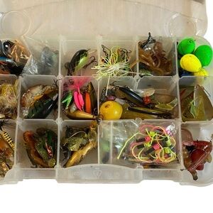 Assorted Fishing Lures and Tackle Kit - Multicolor